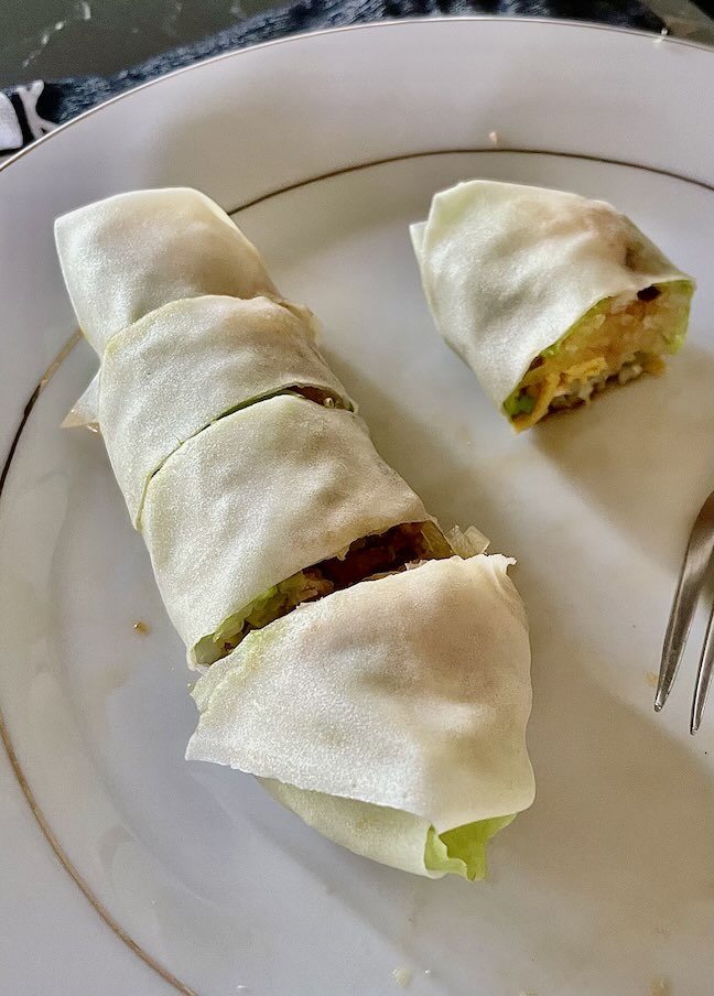 Taiping Popiah on a plate